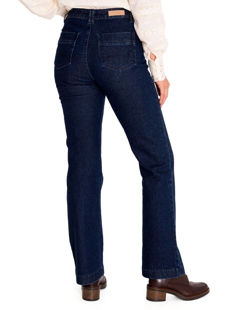 Jeans Algodón Orgánico Mujer Thau Azul Rockford