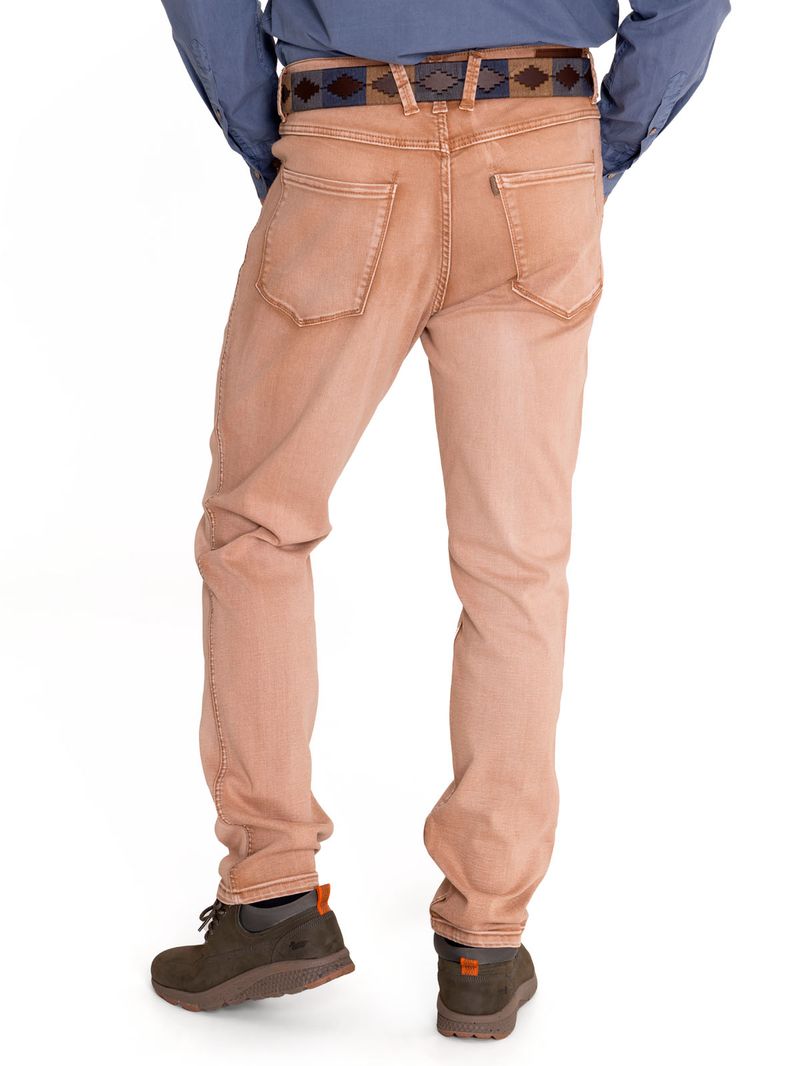 Jeans Natural Flex Hombre Baycolor Café Rockford