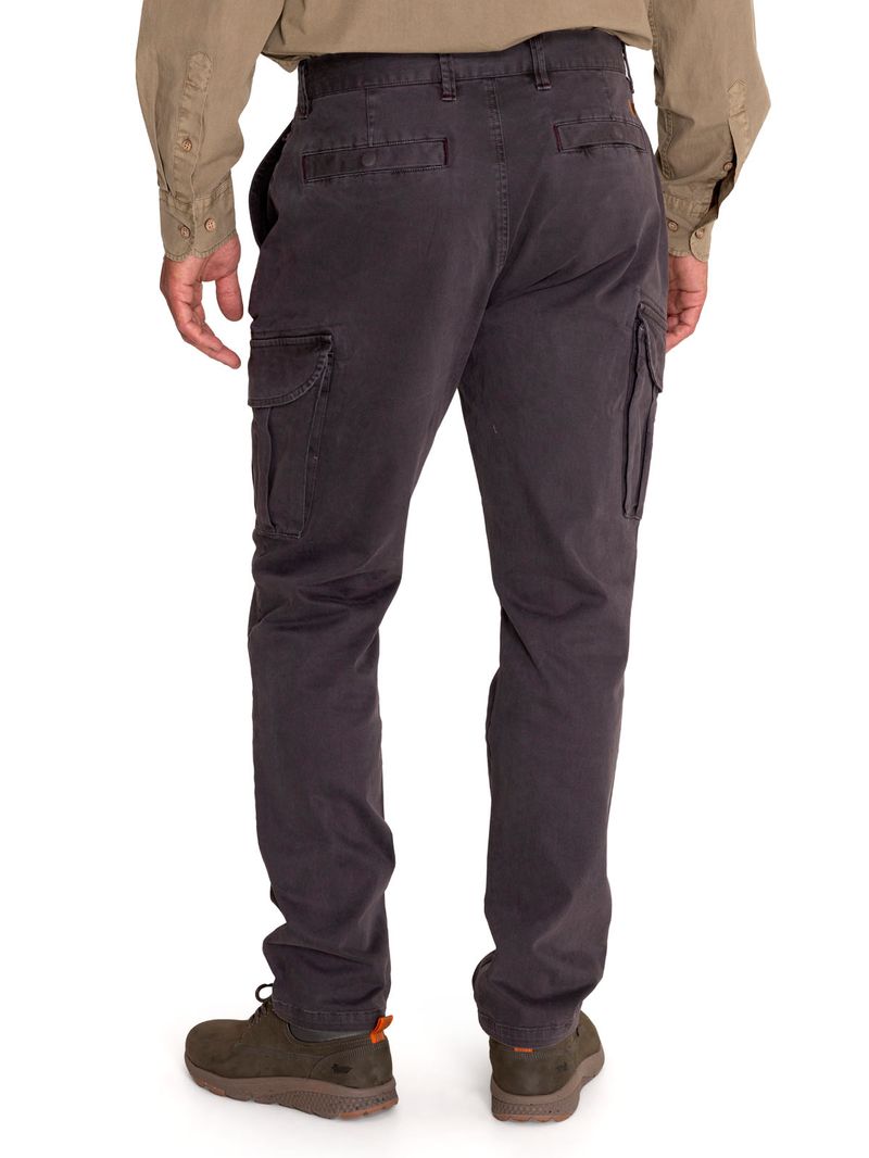 Pantalón Natural Flex Hombre Pipo Gris Rockford