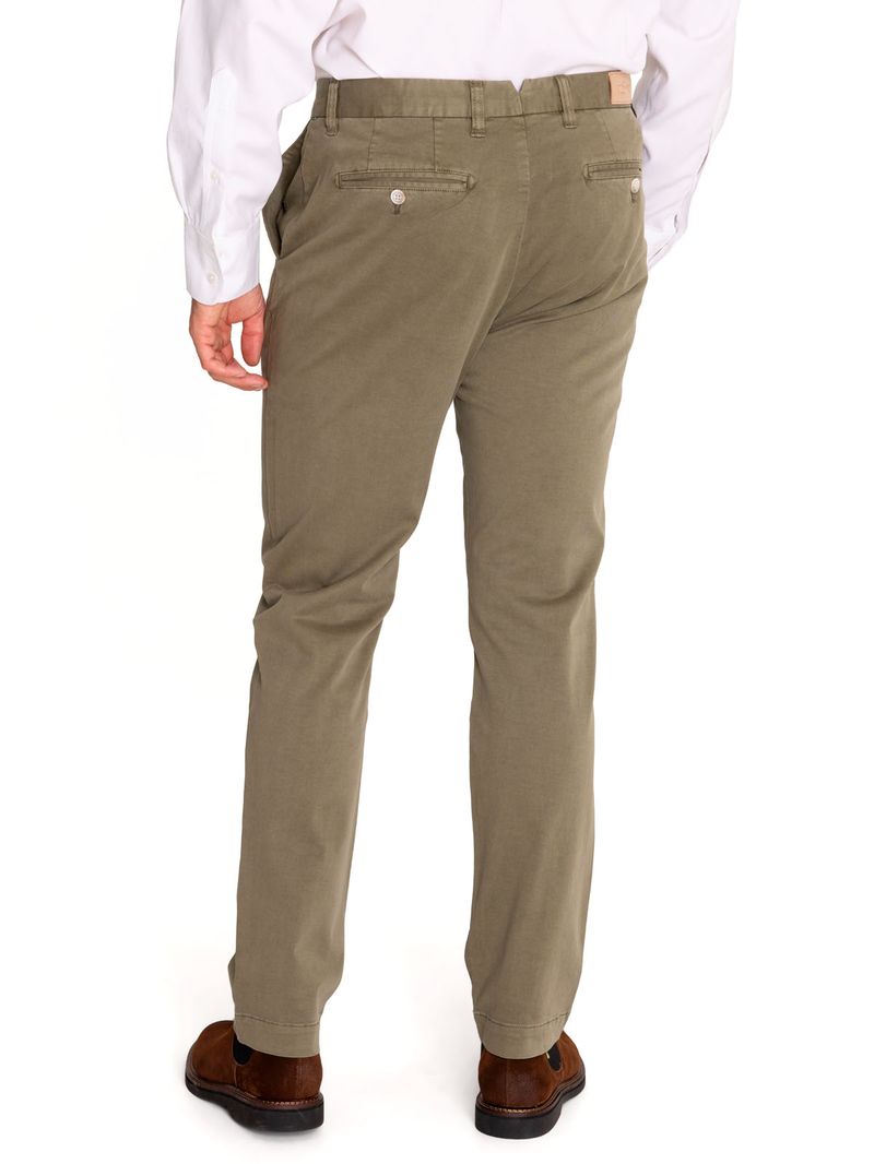 Pantalón Natural Flex Hombre Turin Verde Rockford