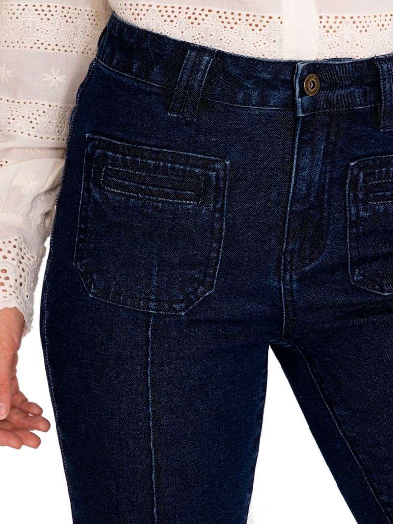 Jeans Algodón Orgánico Mujer Thau Azul Rockford