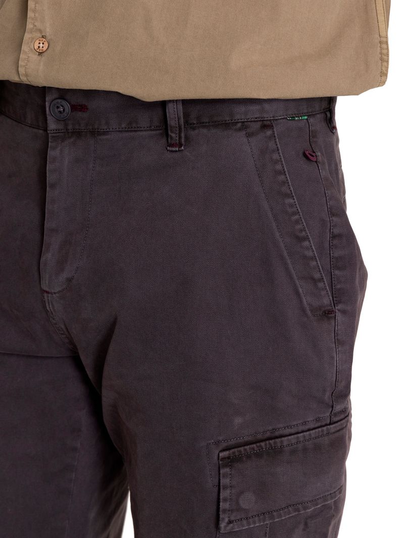 Pantalón Natural Flex Hombre Pipo Gris Rockford
