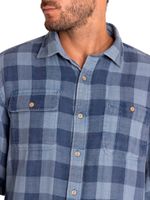 Camisa Algodón Orgánico Hombre Bradford Azul Rockford