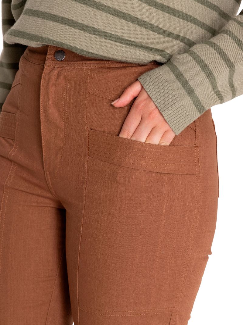 Pantalon-Algodon-Organico-Mujer-Isis-Cafe-Rockford