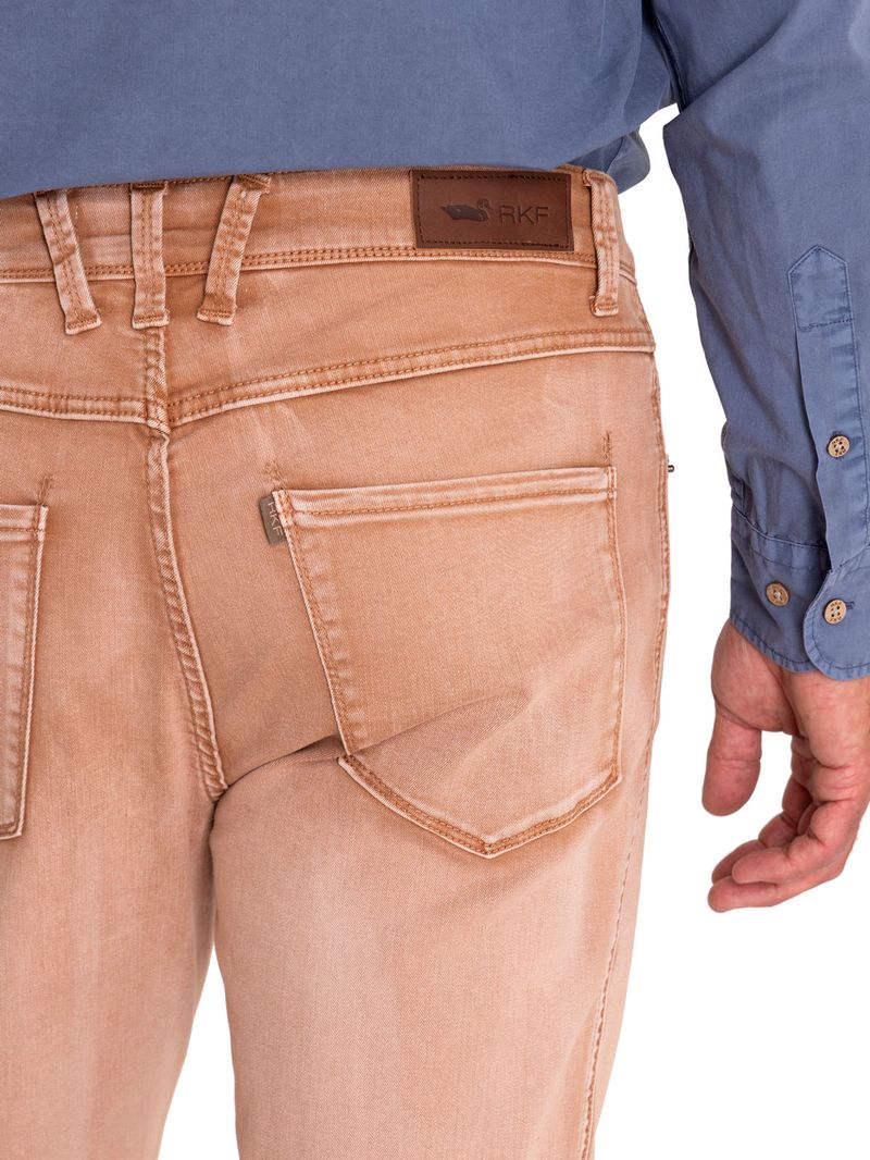 Jeans Natural Flex Hombre Baycolor Café Rockford