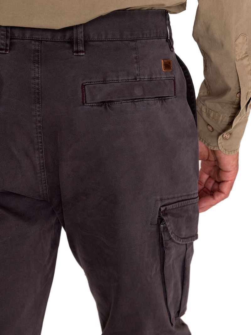 Pantalón Natural Flex Hombre Pipo Gris Rockford