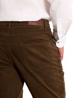 Pantalón Natural Flex Hombre Corduroy Verde Rockford