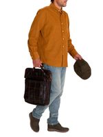Camisa-Algodon-Organico-Hombre-Corduroy-Cafe-Rockford
