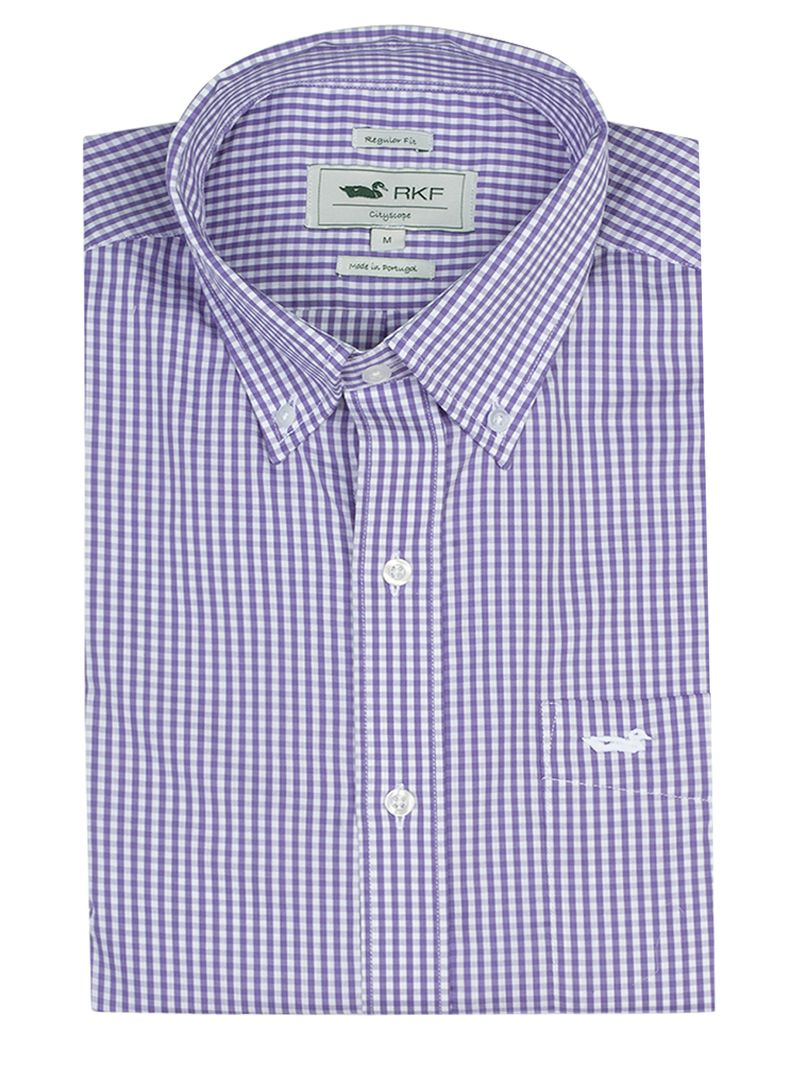 Camisa EasyIron Hombre Cuello Button-Down Blanco Rockford