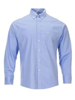 Camisa-Libre-De-Arrugas-Hombre-Wor-Cuello-Button-Down-Azul-Rockford