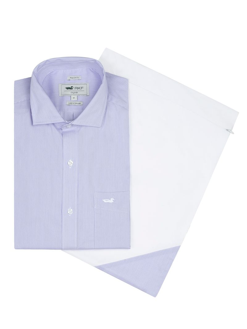 Camisa EasyIron Hombre Cuello Italiano Blanco Rockford