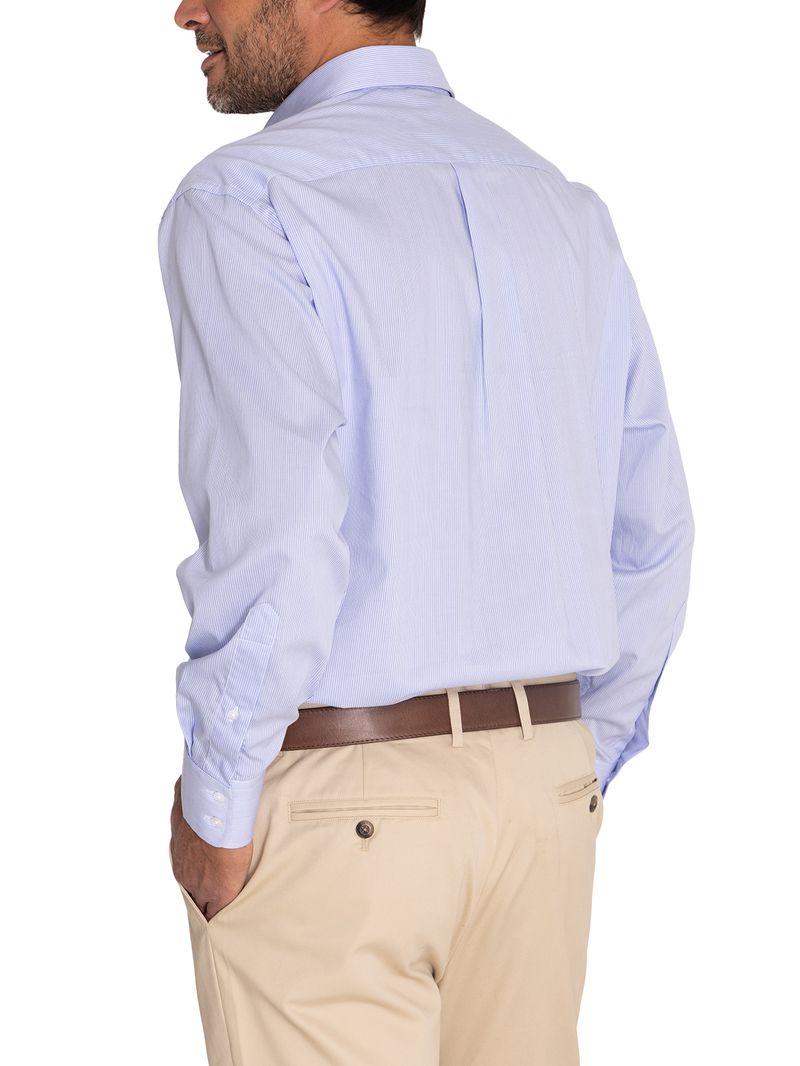 Camisa EasyIron Hombre Cuello Italiano Blanco Rockford