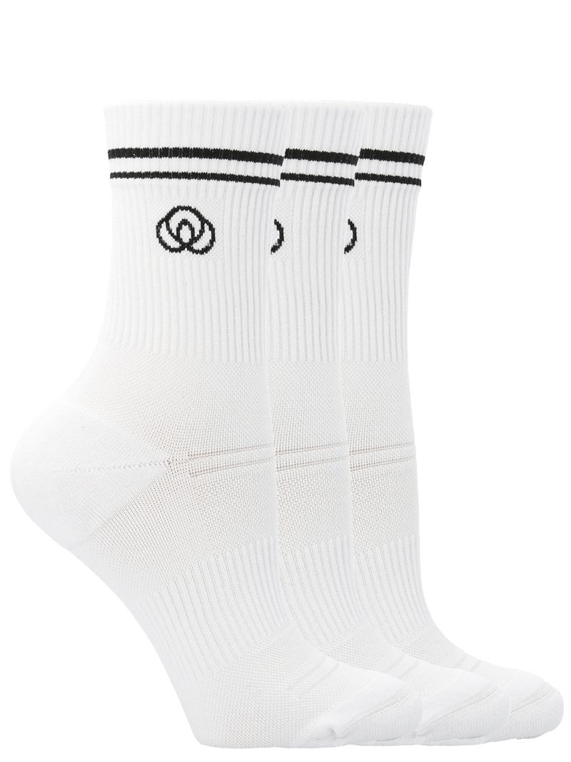 Calcetines-Mujer-3-Pack-Half-Cut-Eva-Blanco-Bsoul