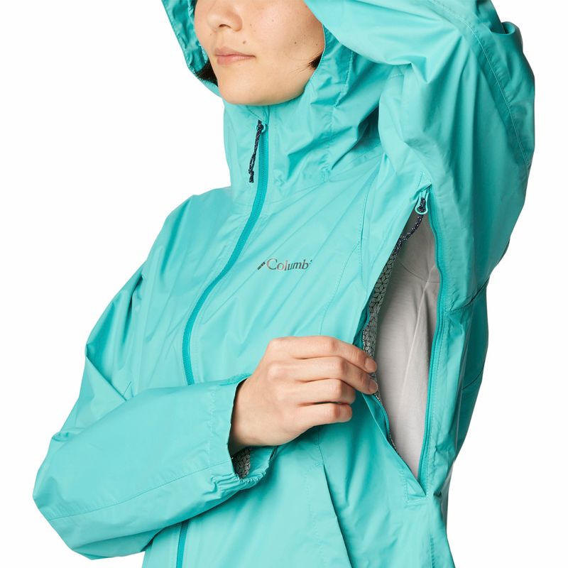 Cortaviento Mujer Evapouration Jkt1 Celeste Columbia