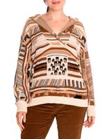 Sweater Algodón Orgánico Mujer Magnolia Blanco Rockford