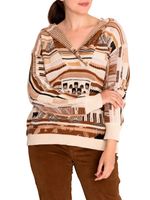 Sweater Algodón Orgánico Mujer Magnolia Blanco Rockford