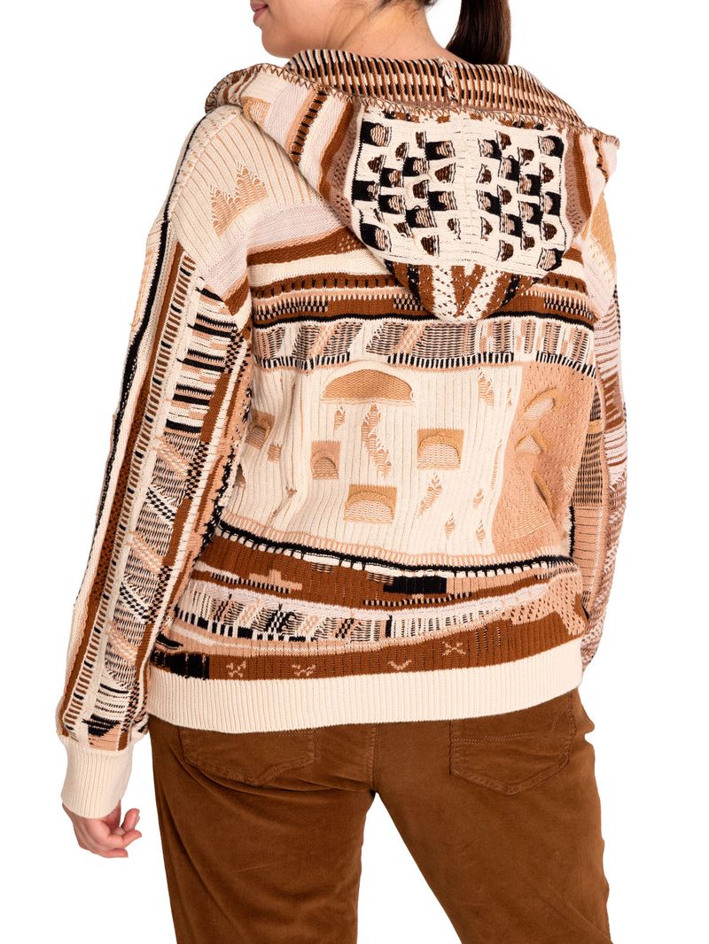 Sweater Algodón Orgánico Mujer Magnolia Blanco Rockford