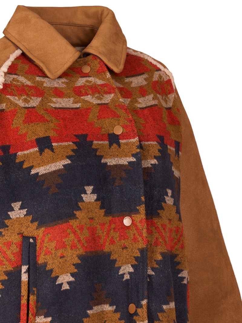 Chaqueta Lana Mujer Loto Café Rockford