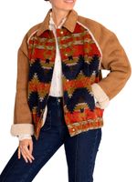 Chaqueta Lana Mujer Loto Café Rockford