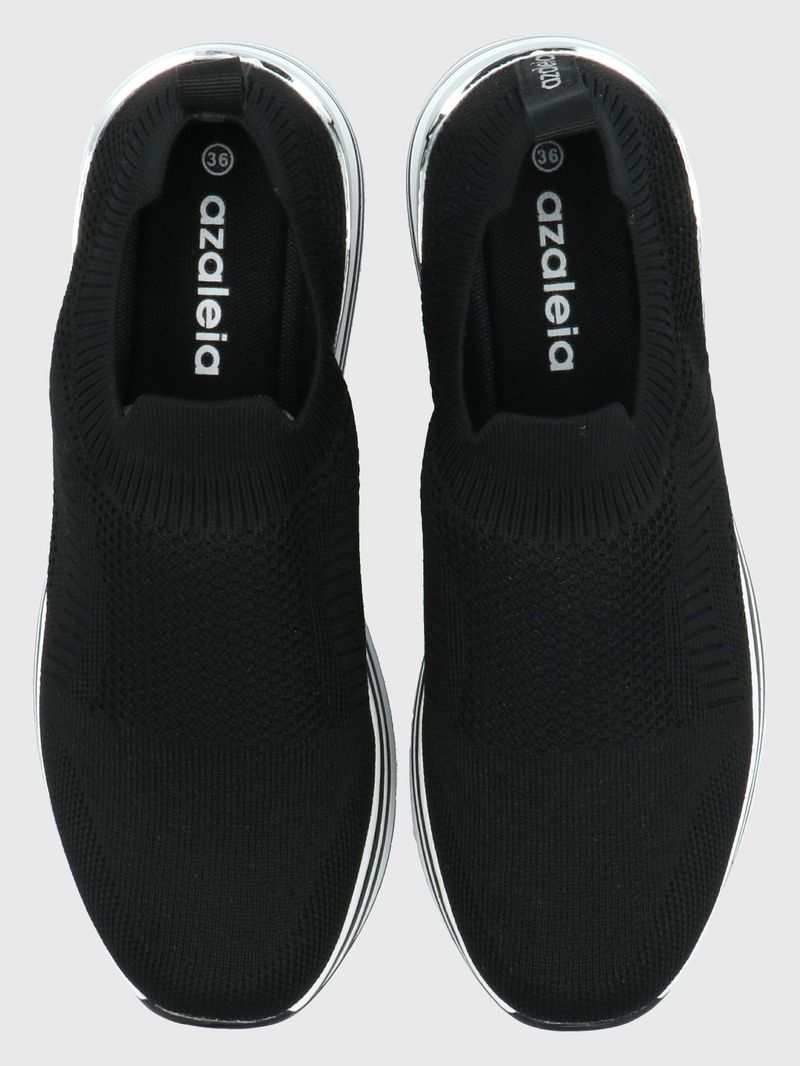 Zapatilla Mujer Biagio Negro Azaleia