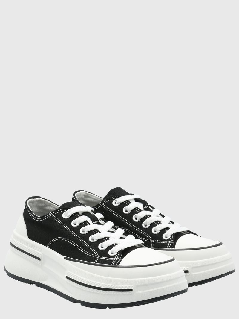 Zapatilla Mujer Beppo Negro Azaleia