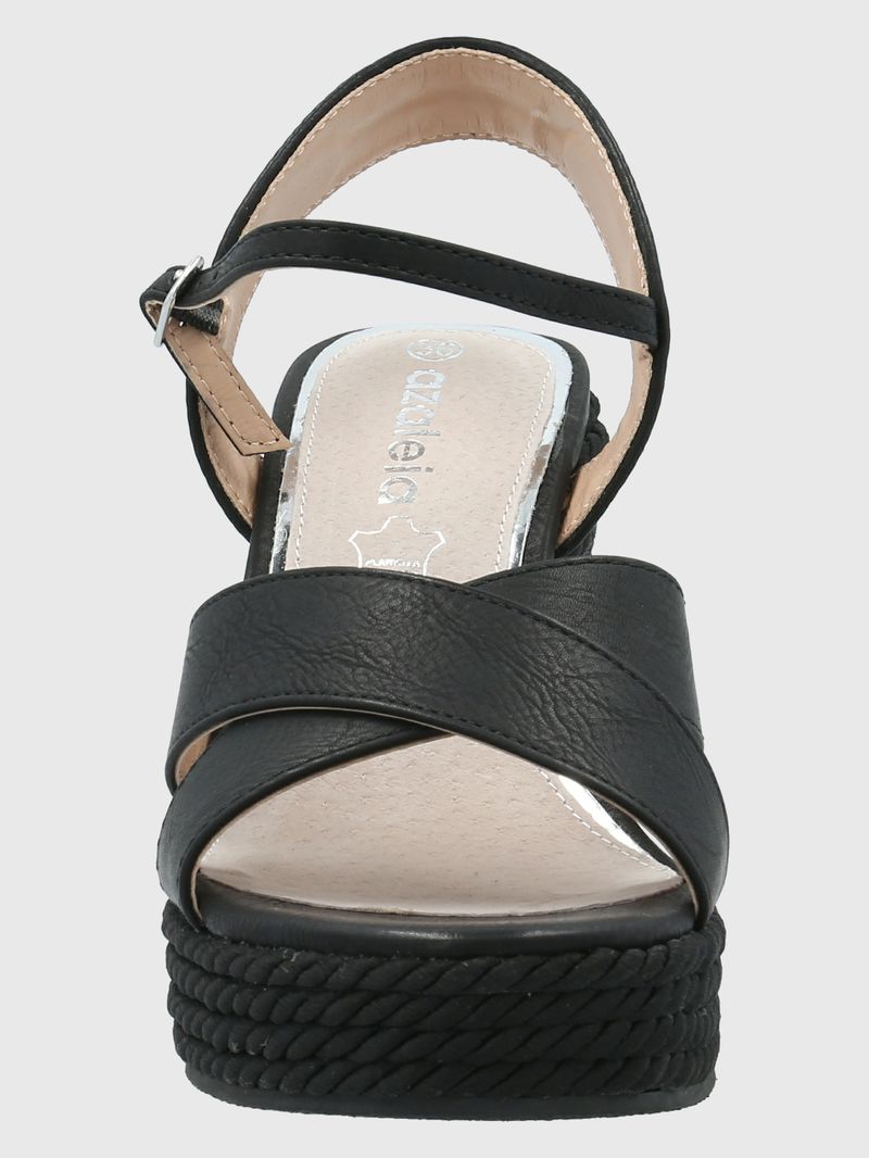 Sandalia Mujer Guido 3 Negro Azaleia