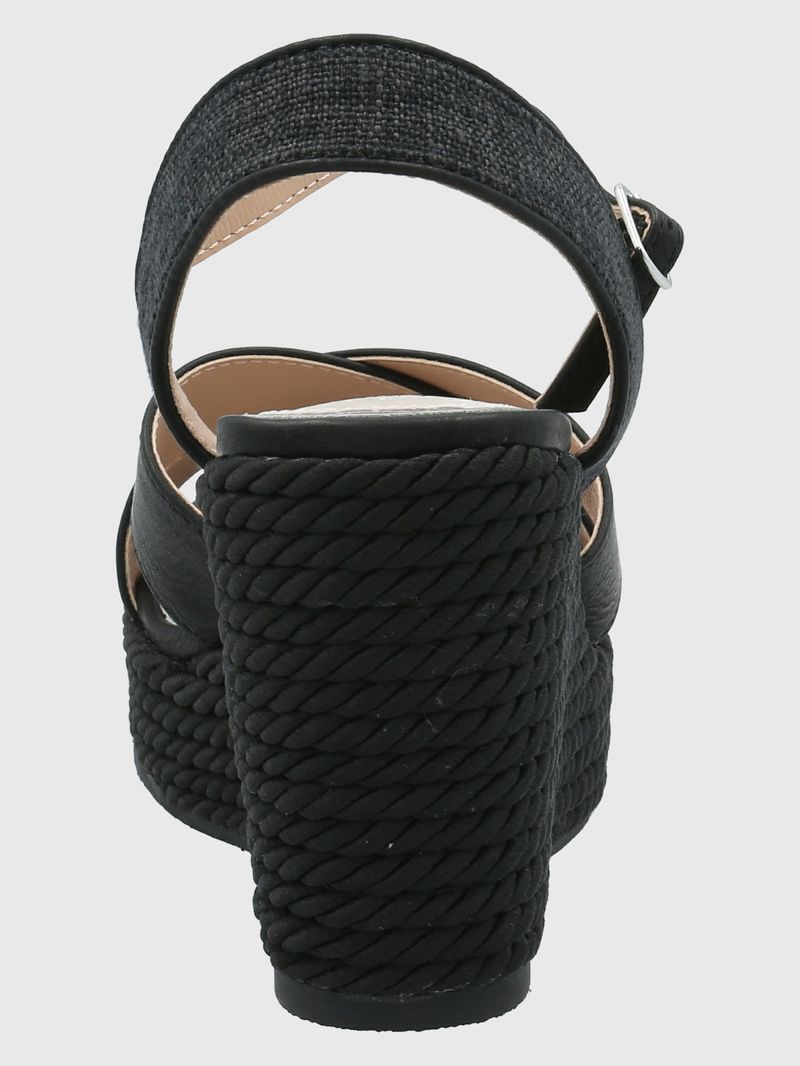 Sandalia Mujer Guido 3 Negro Azaleia