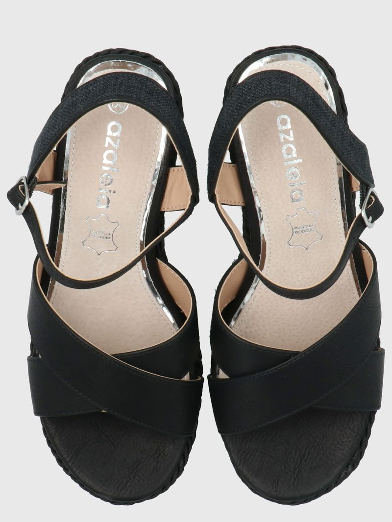 Sandalia Mujer Guido 3 Negro Azaleia