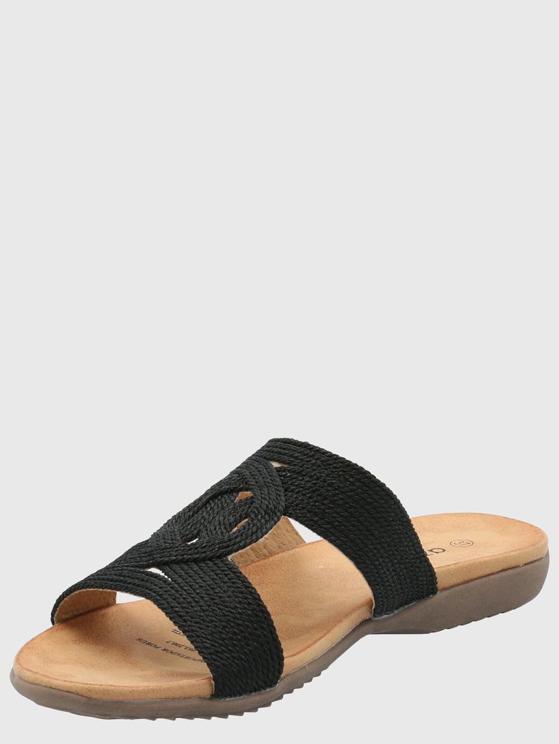 Sandalia Mujer Rocco Negro Azaleia