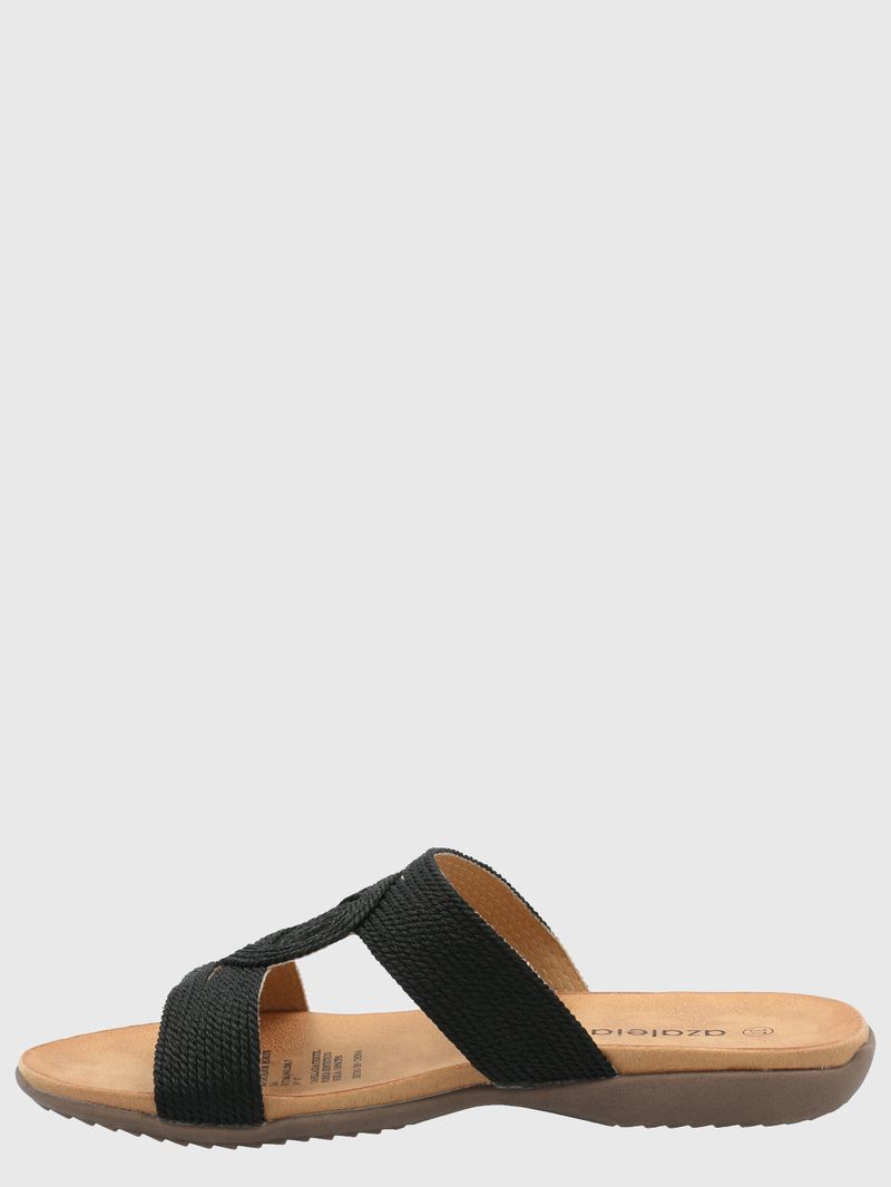 Sandalia Mujer Rocco Negro Azaleia