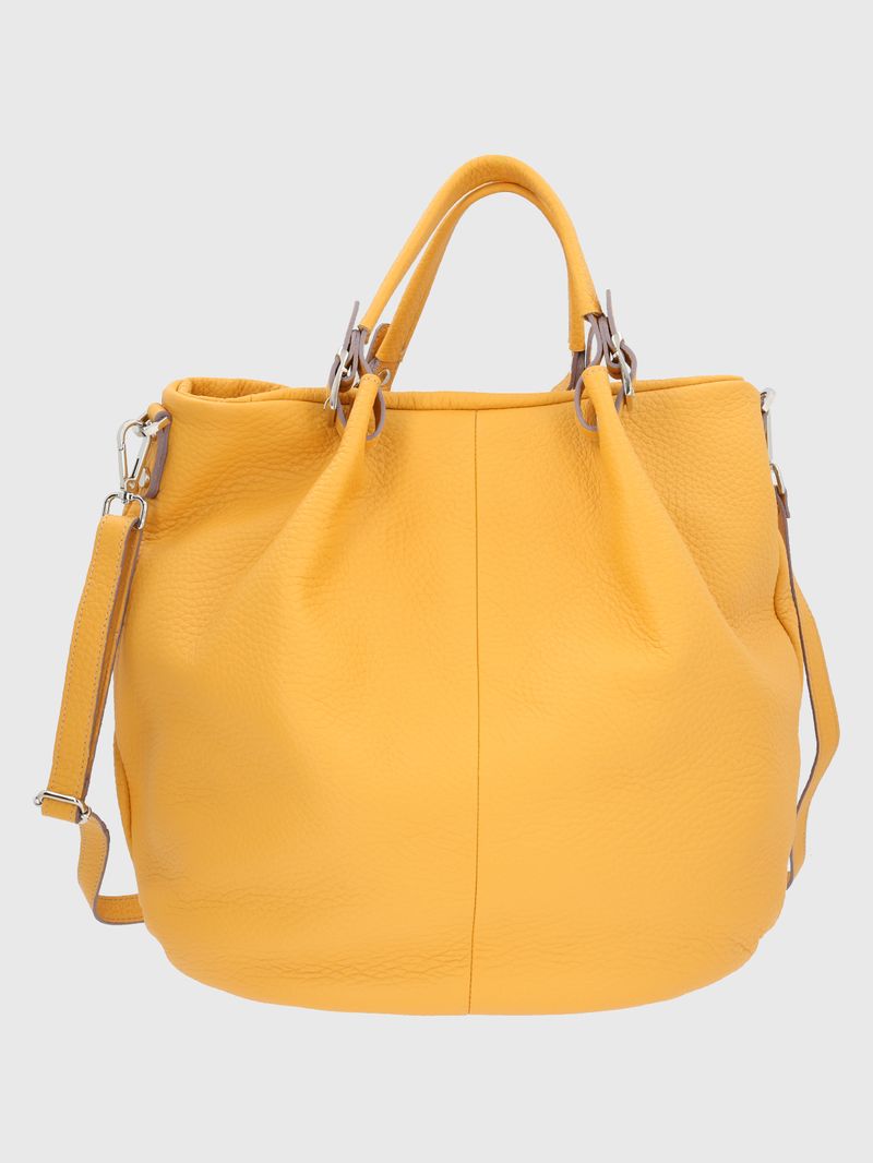 Cartera Cuero Mujer Bettina Bag Amarillo Hush Puppies