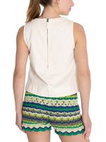 Blusa Algodón Orgánico Mujer Lee Crema Rockford