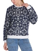 Polerón Algodón Orgánico Mujer North Azul Rockford