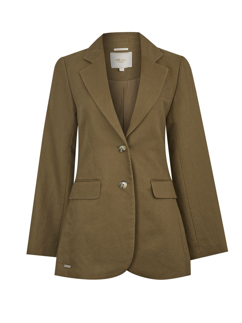 Chaqueta-Lino-Organico-Mujer-Rua-Verde-Rockford