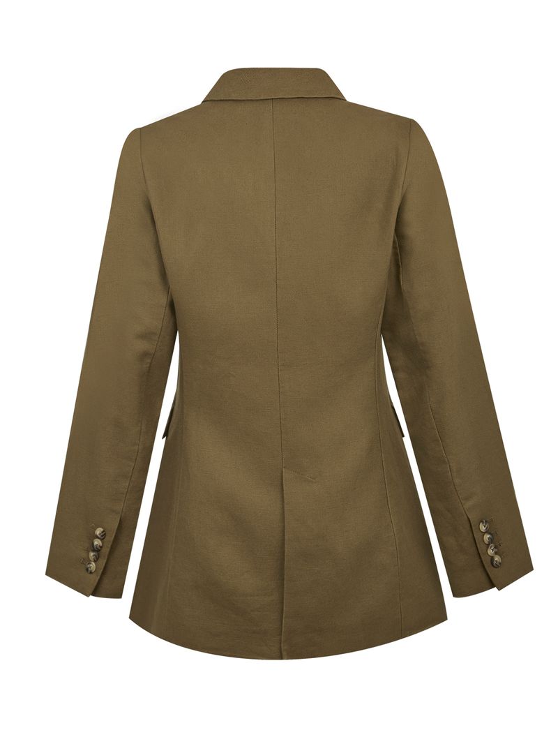 Chaqueta-Lino-Organico-Mujer-Rua-Verde-Rockford