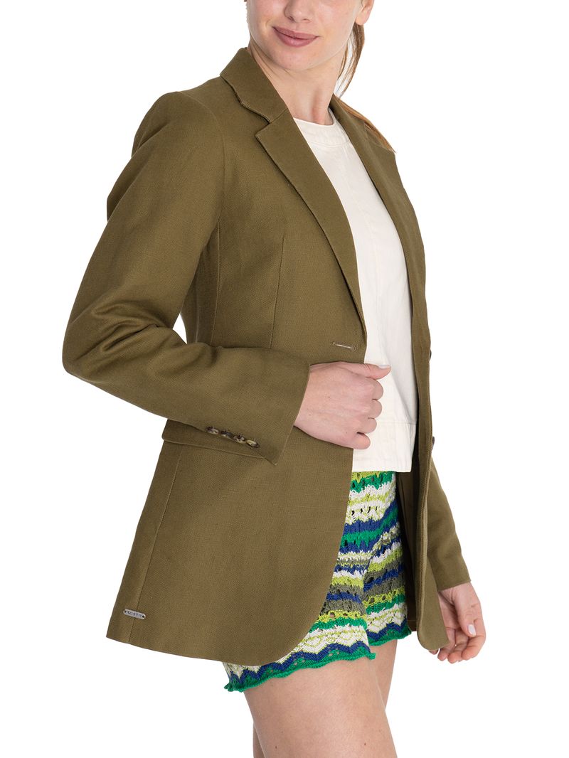 Chaqueta-Lino-Organico-Mujer-Rua-Verde-Rockford