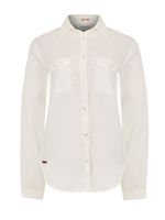 Blusa Algodón Orgánico Mujer Coop Crema Rockford