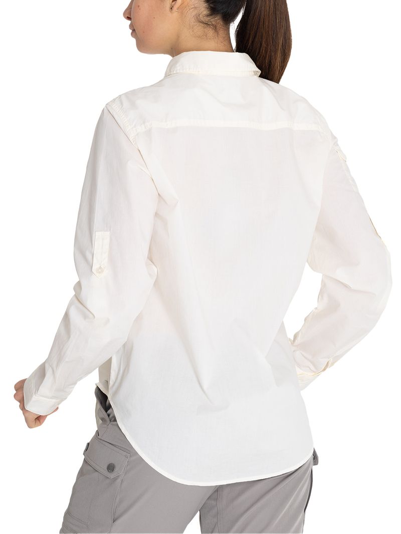 Blusa Algodón Orgánico Mujer Coop Crema Rockford