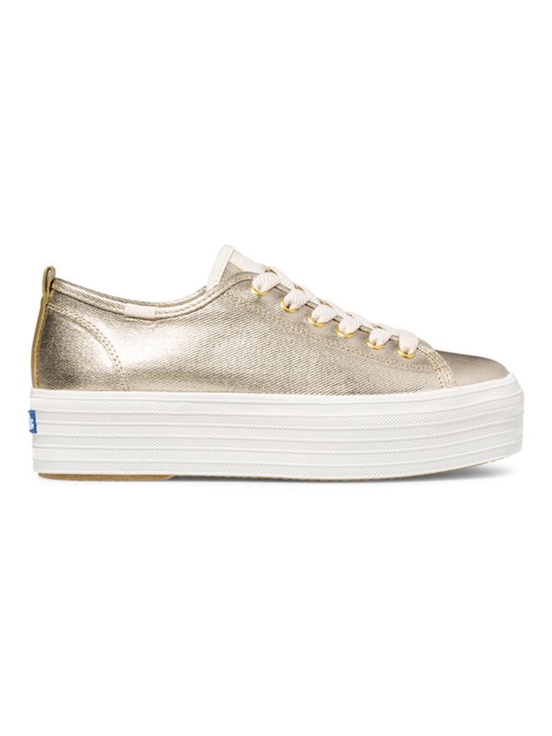 Zapatilla-Triple-Up-Dorada-Metallic-Twill