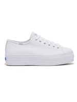 Zapatilla Mujer Triple Up Canvas Blanca Keds