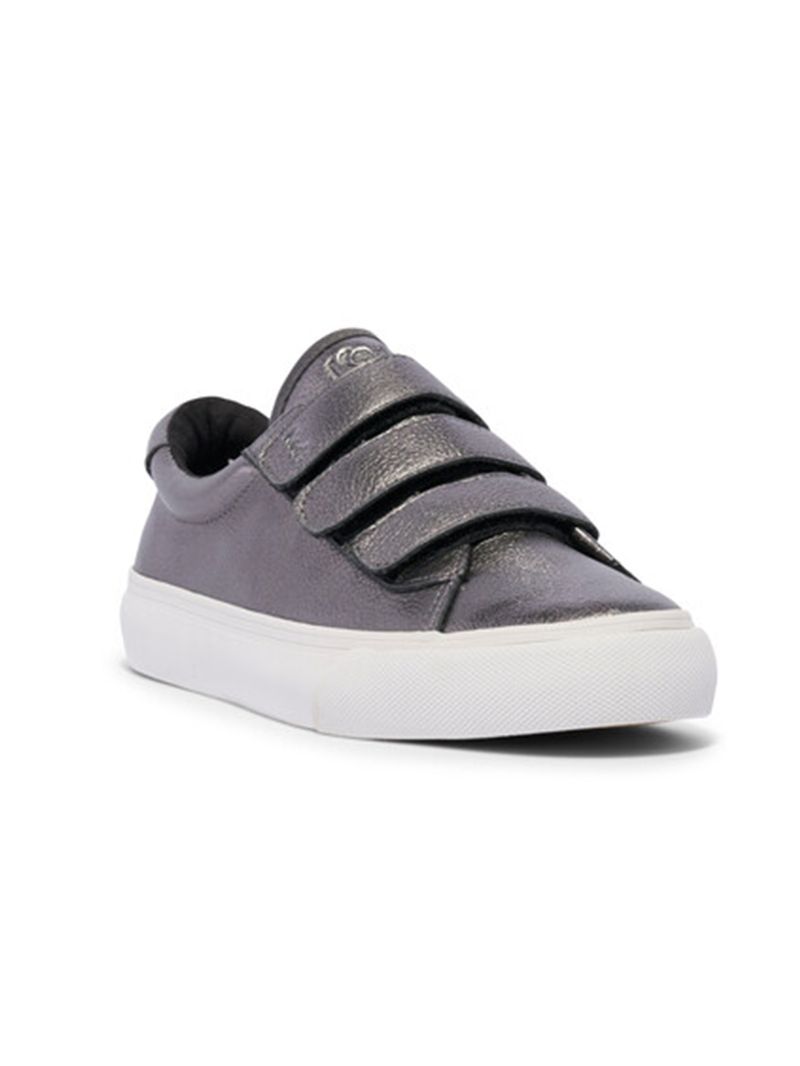 Zapatilla Jump Kick V Metallic Leather Gris-Keds Chile Zapatos