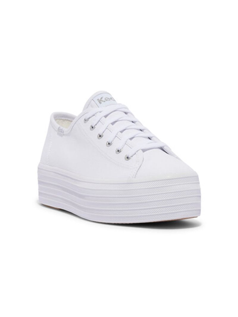 Zapatilla Mujer Triple Up Canvas Blanca Keds