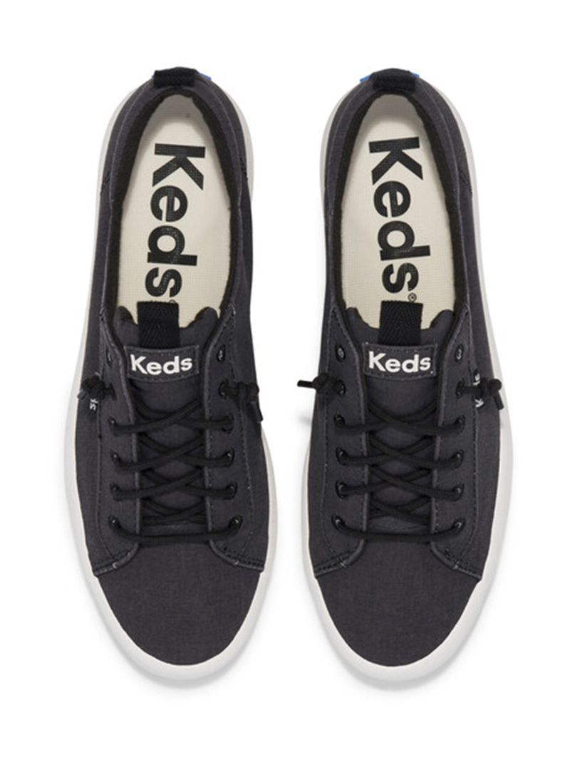 Zapatilla Casual Mujer Kickback Negra Keds