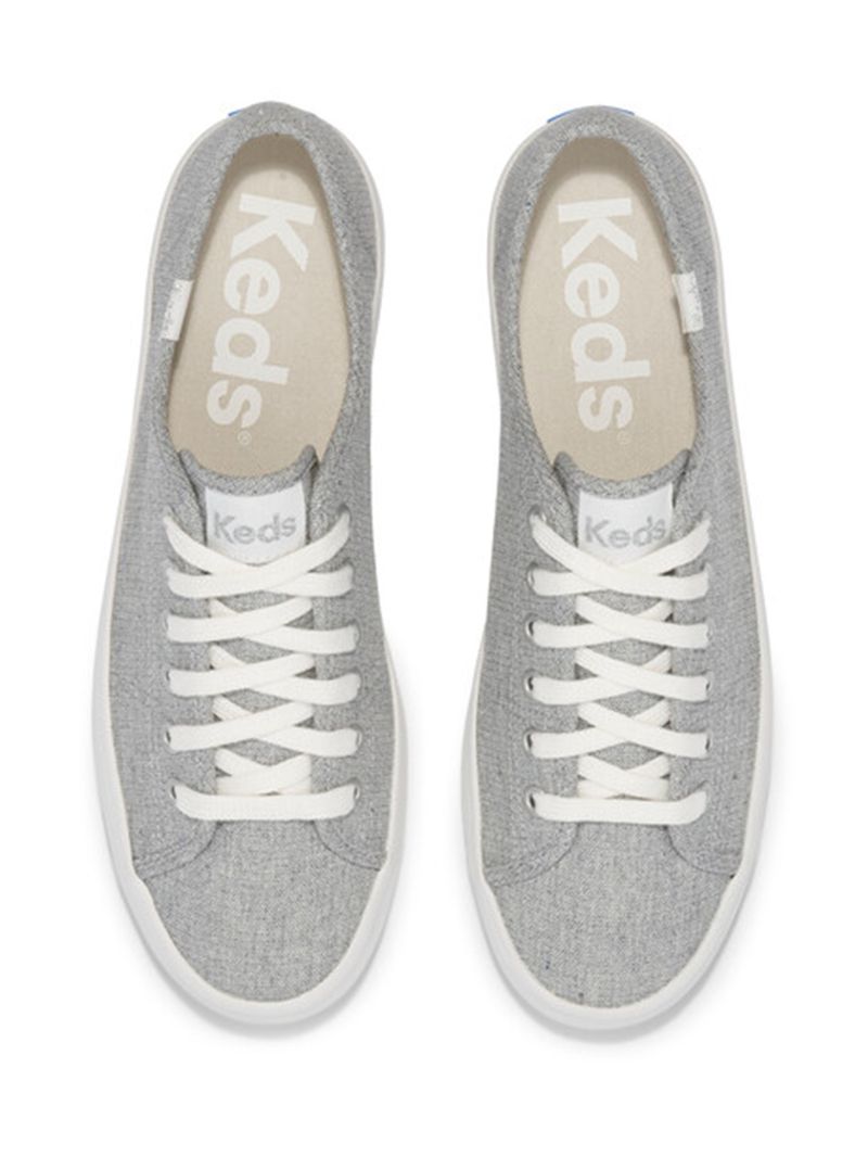 Zapatilla-Kickstart-Metallic-Textile-Gris