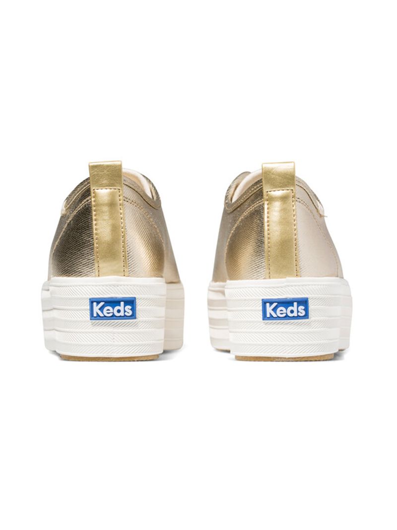 Zapatilla-Triple-Up-Dorada-Metallic-Twill