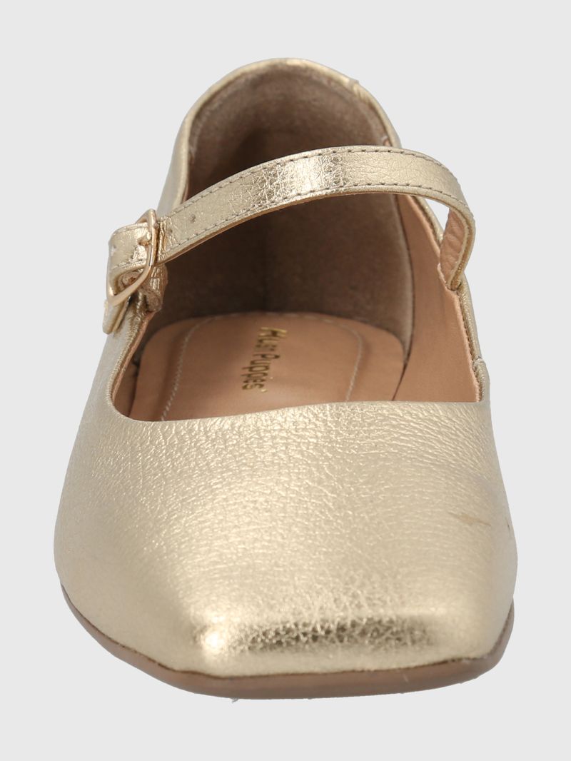 BALLERINA-CUERO-LOVERE-DORADO-METALIZADO
