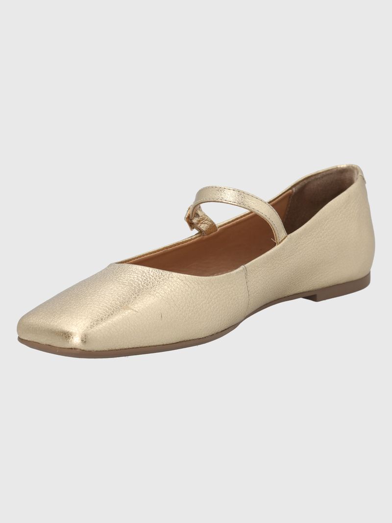 BALLERINA-CUERO-LOVERE-DORADO-METALIZADO