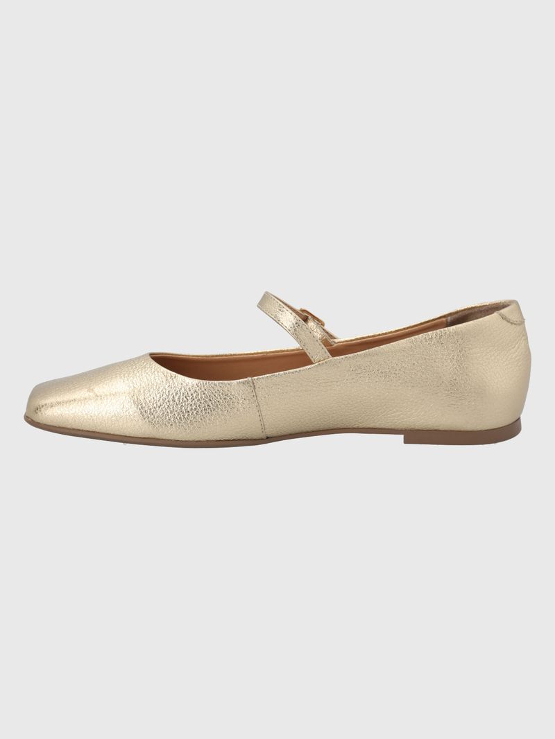BALLERINA-CUERO-LOVERE-DORADO-METALIZADO