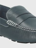 MOCASIN-CUERO-LOTUS-AZUL-OSCURO