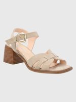 SANDALIA CUERO PASTORE BEIGE